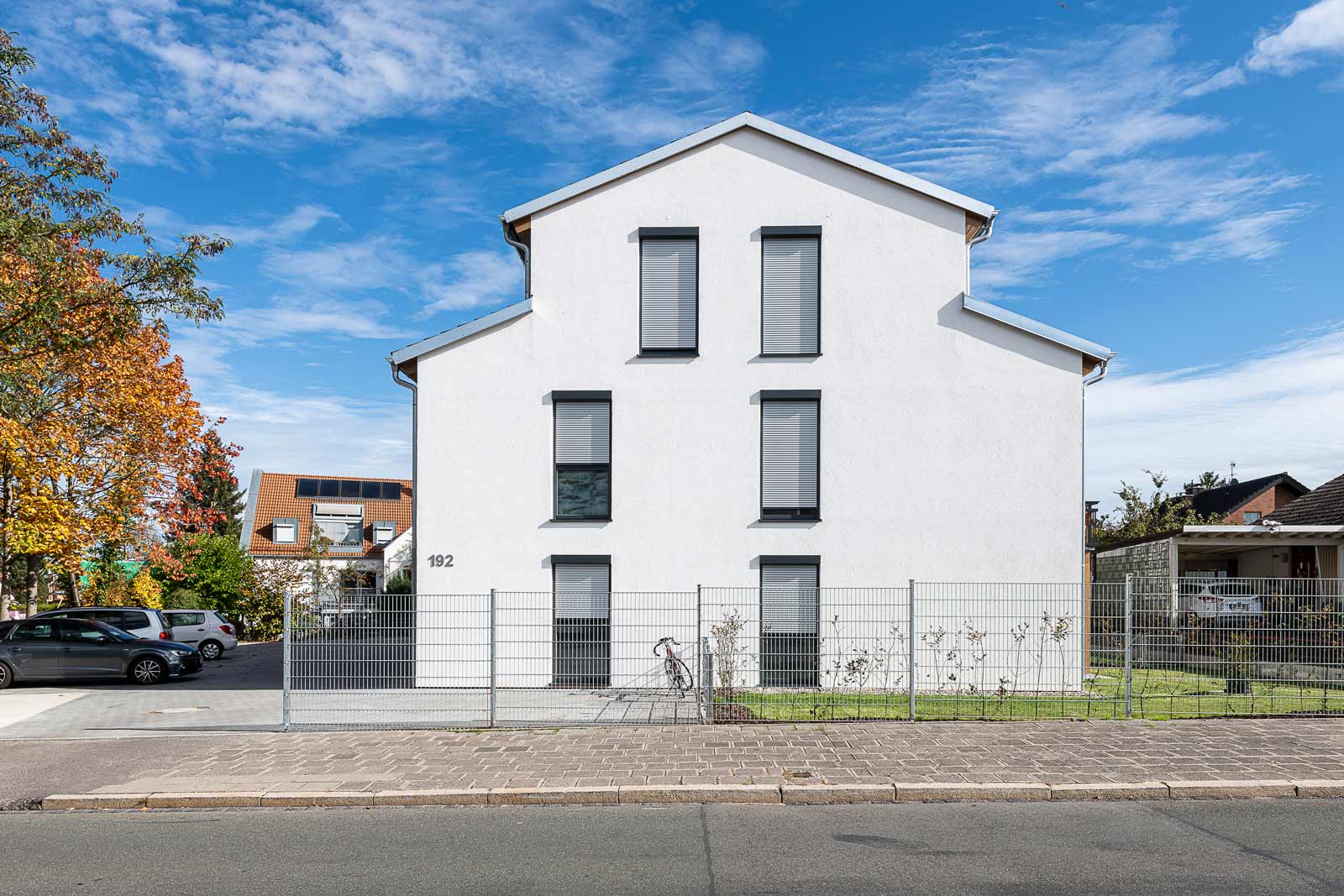 Frontalansicht HARTL HAUS Mehrfamilienhaus 596 S