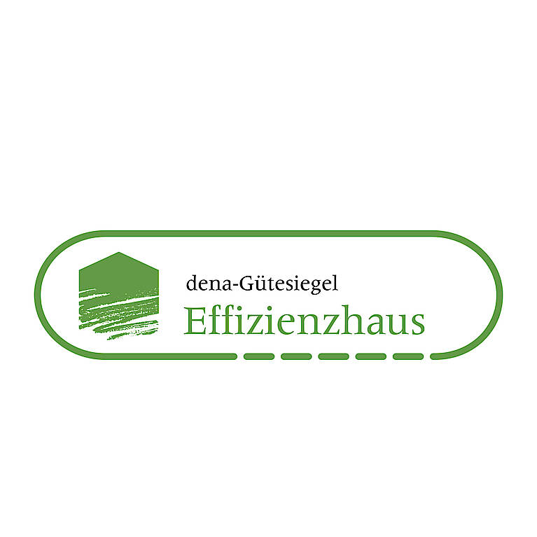 Logo "dena Gütesiegel Effizienzhaus"
